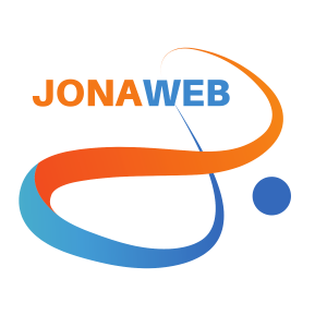Logo carré Jonaweb agence communication et marketing en Vendée