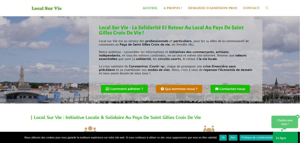 Local Sur Vie initiative locale Saint Gilles Croix de Vie Vendée Ouest France