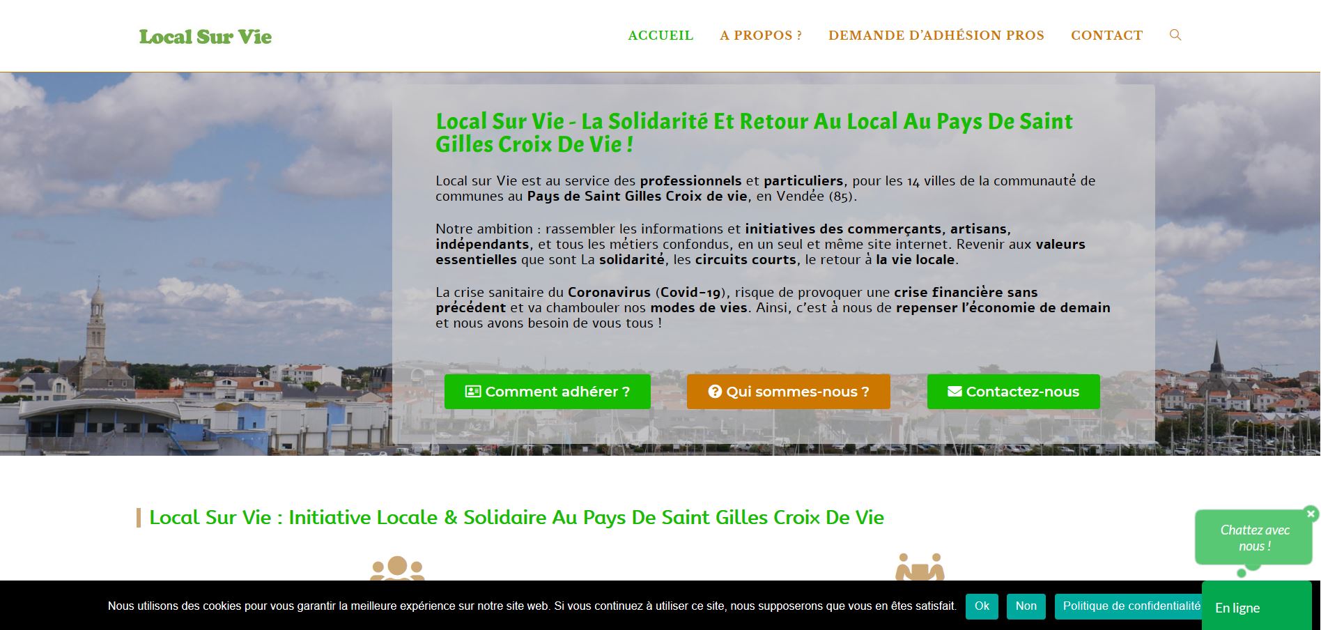 Local Sur Vie initiative locale Saint Gilles Croix de Vie Vendée Ouest France