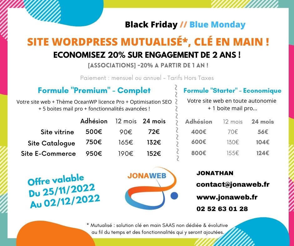 Promo WordPress Mutualise