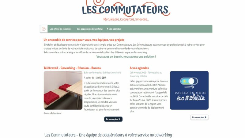 Les Commutateurs – Création de site web + SEO Référencement Naturel + Hébergement & Maintenance