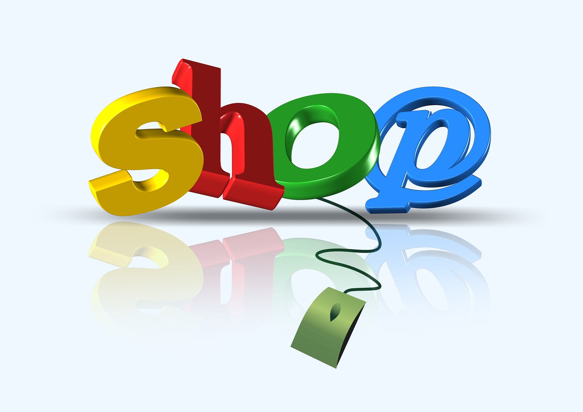 Illustration créer un site e-commerce boutique et vente en ligne eshop