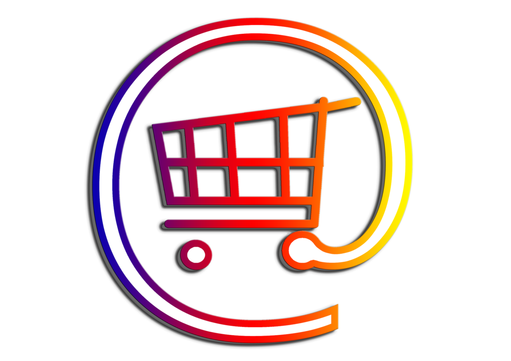 Illustration Création de site e-commerce boutique et vente en ligne panier d'achat clientèle